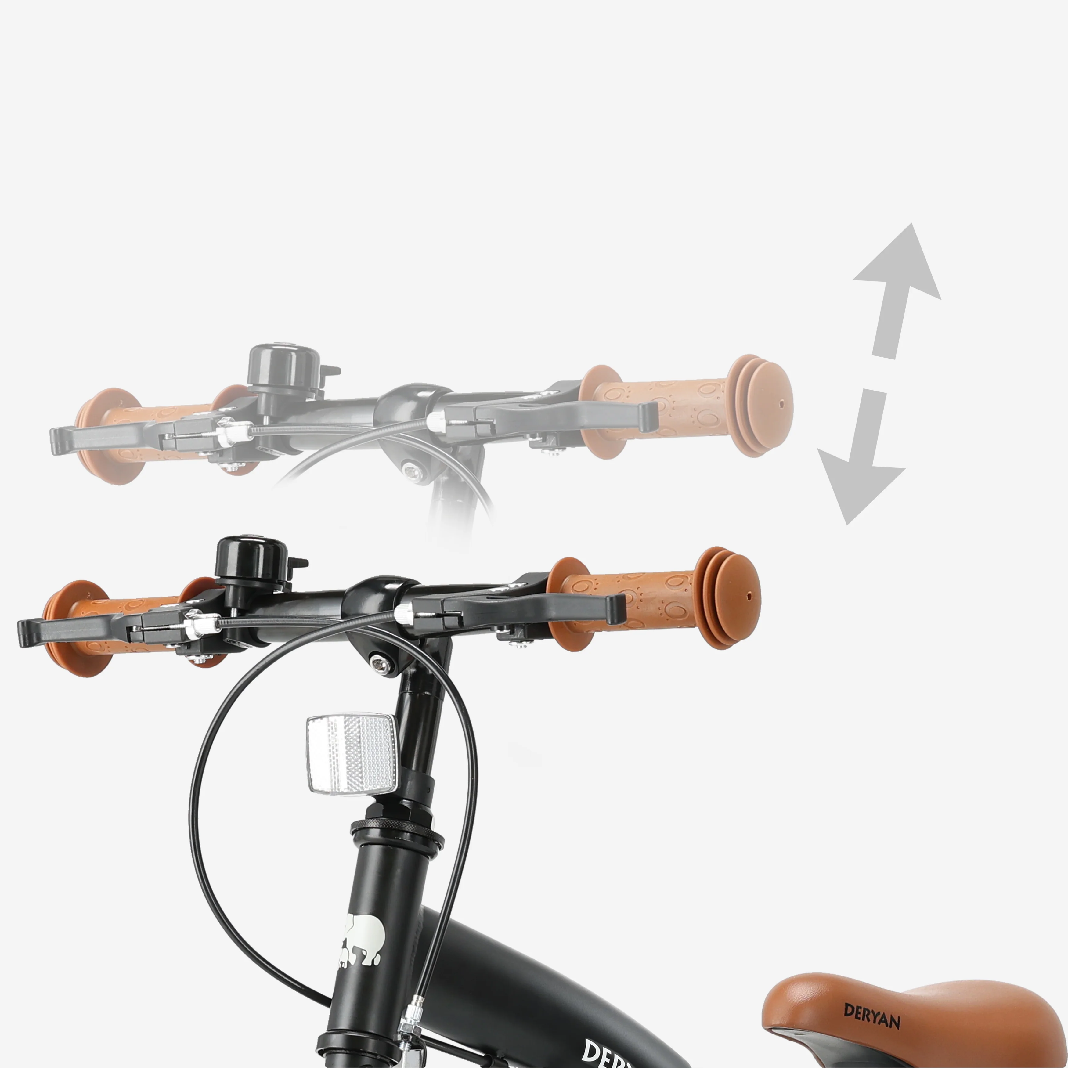 Bicicleta de lujo para niños 14 pulgadas - 3 en 1 - bicicleta de paseo Negro - Image 5