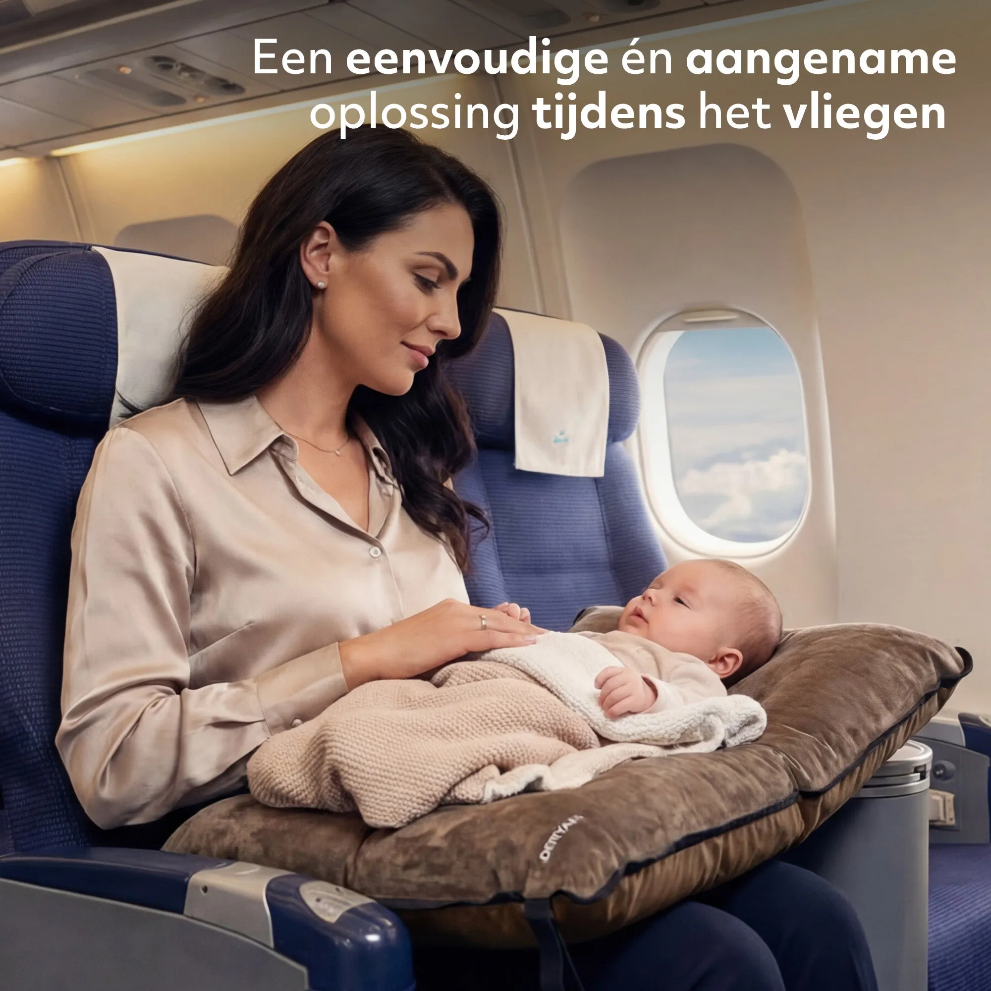 Cuna para avión AirTraveller - Marrón - Image 4