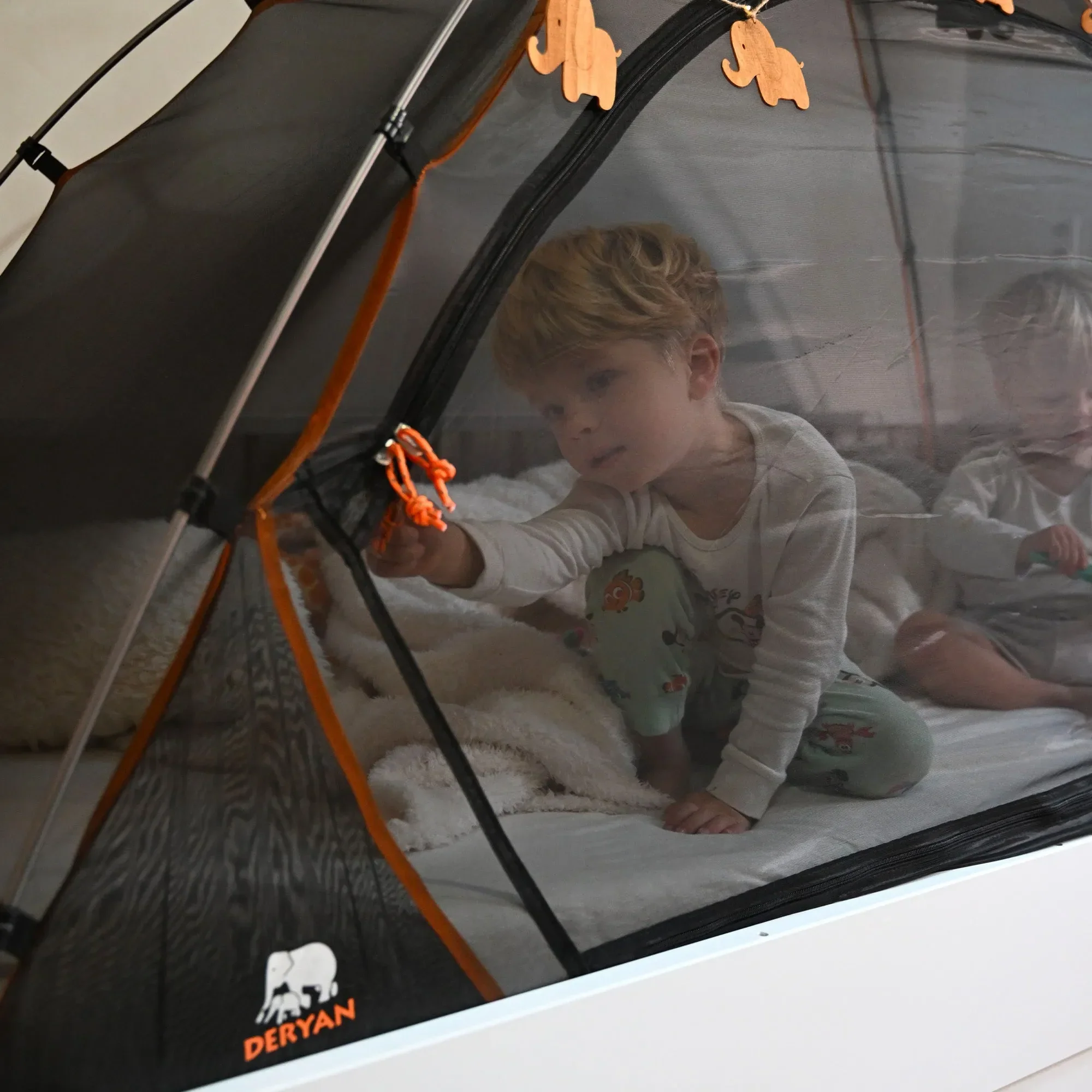 Tienda de campaña Negro 200x90 cm - Image 4