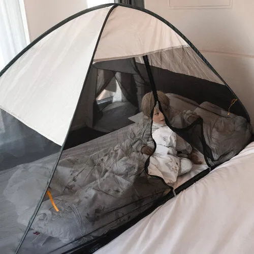 Cama tienda pop-up Crema 200x90 - Image 3