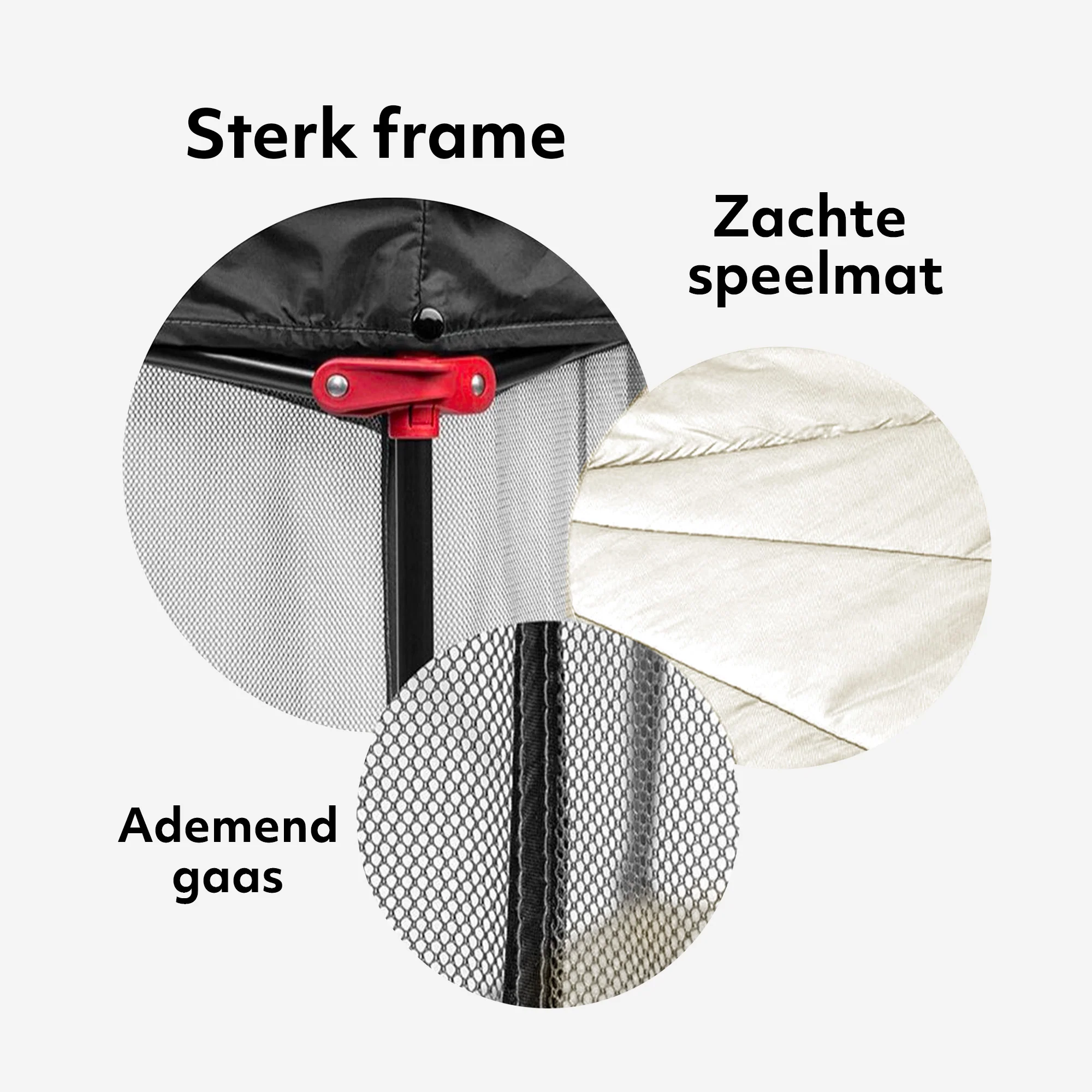 Parque infantil - Parque para bebés - Parque de juegos para bebés - Negro - Image 10