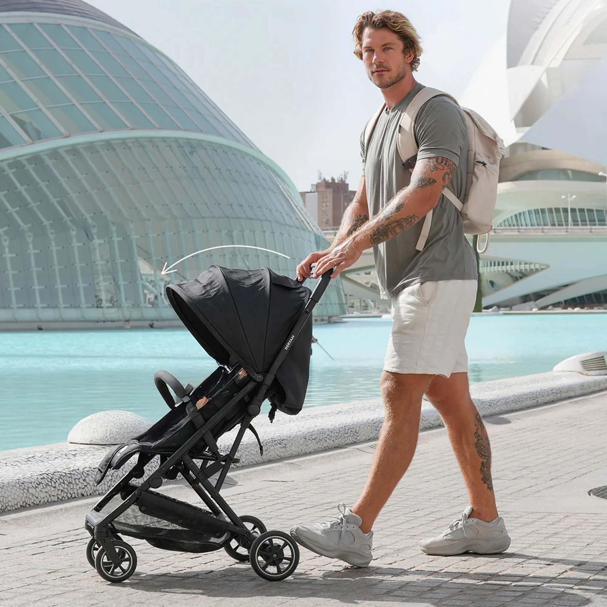 Luxe Easy² Lichtgewicht Buggy - Chocolade - Image 9