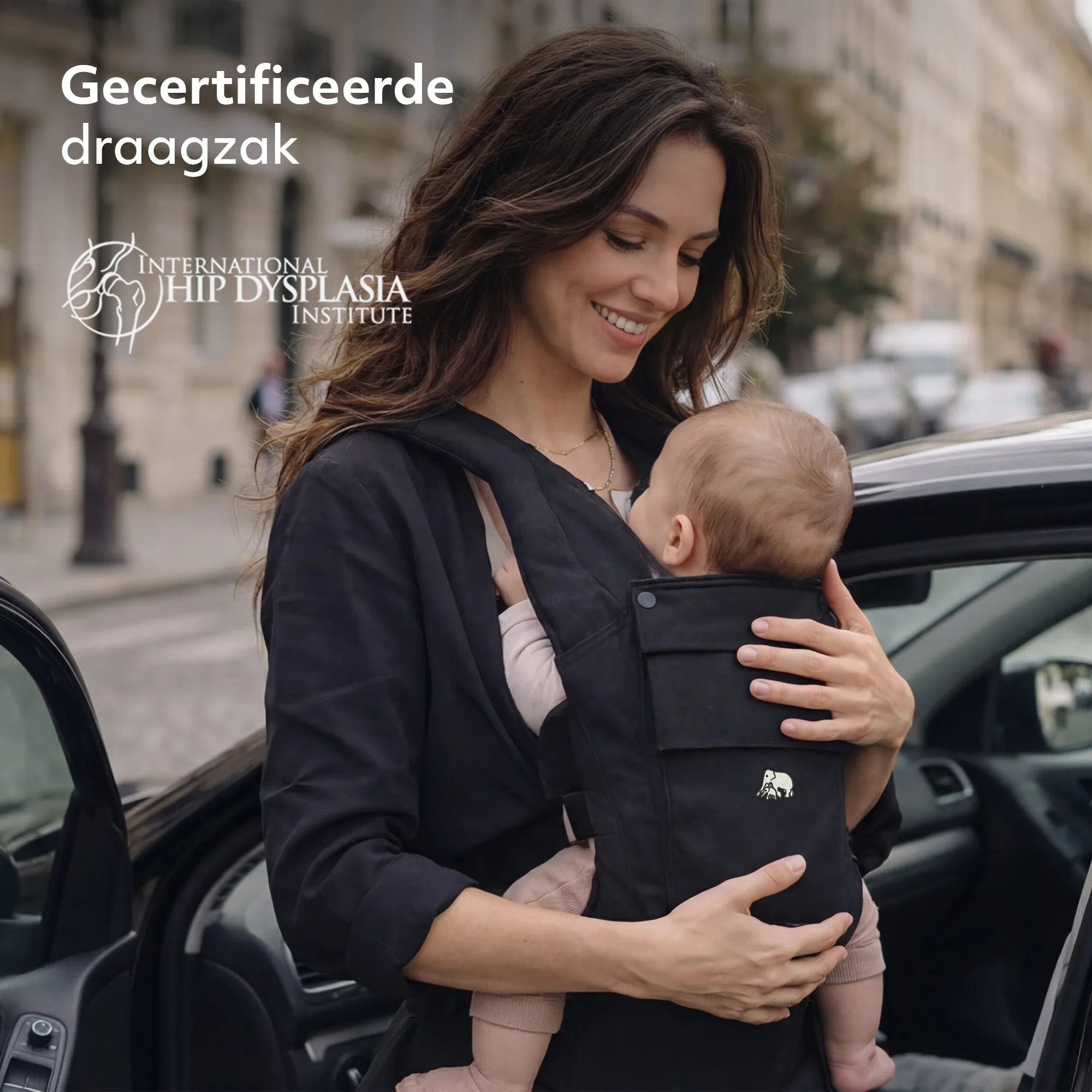 Pack Luxe Mochila Porta Bebé Negro - Image 4