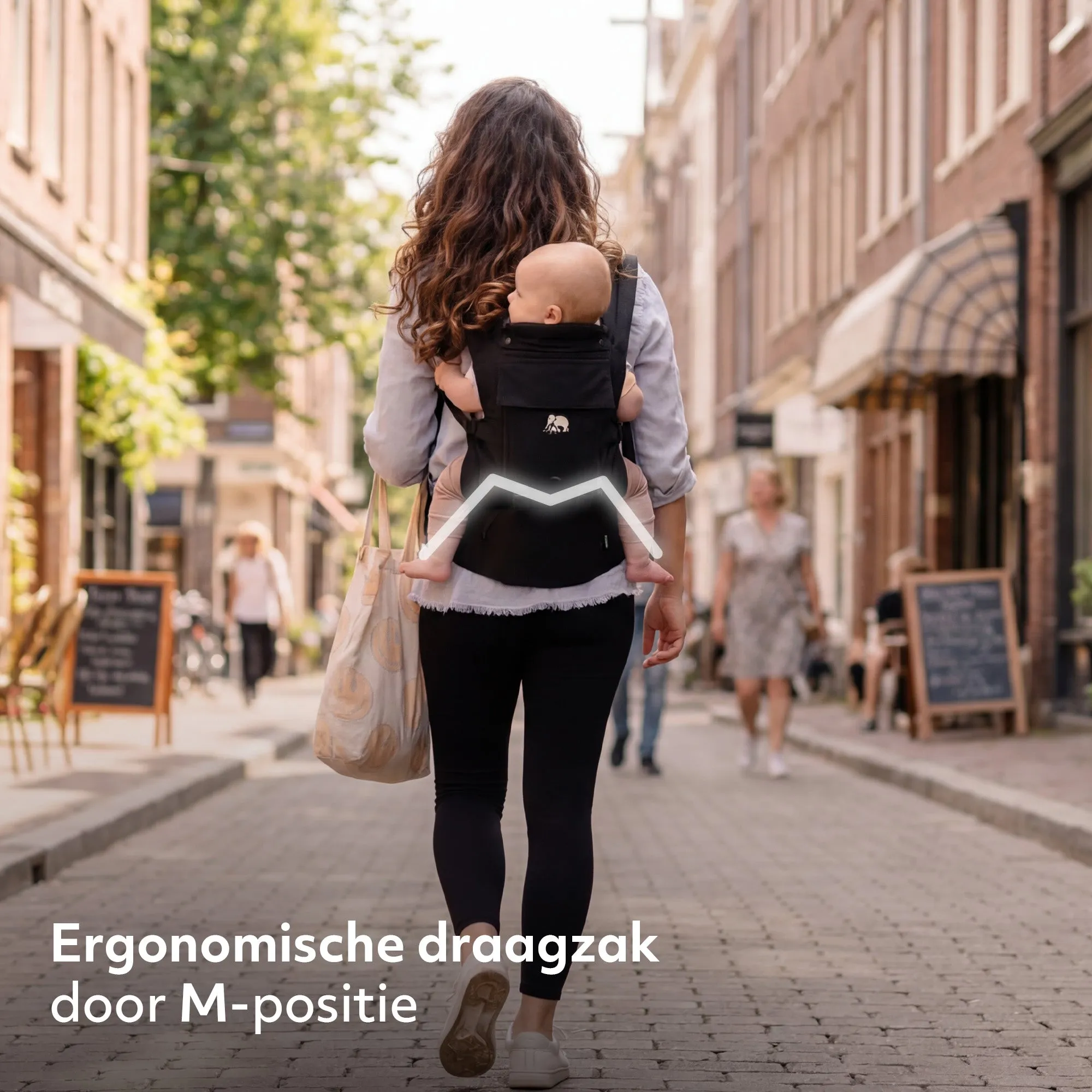 Pack Luxe Mochila Porta Bebé Negro - Image 7