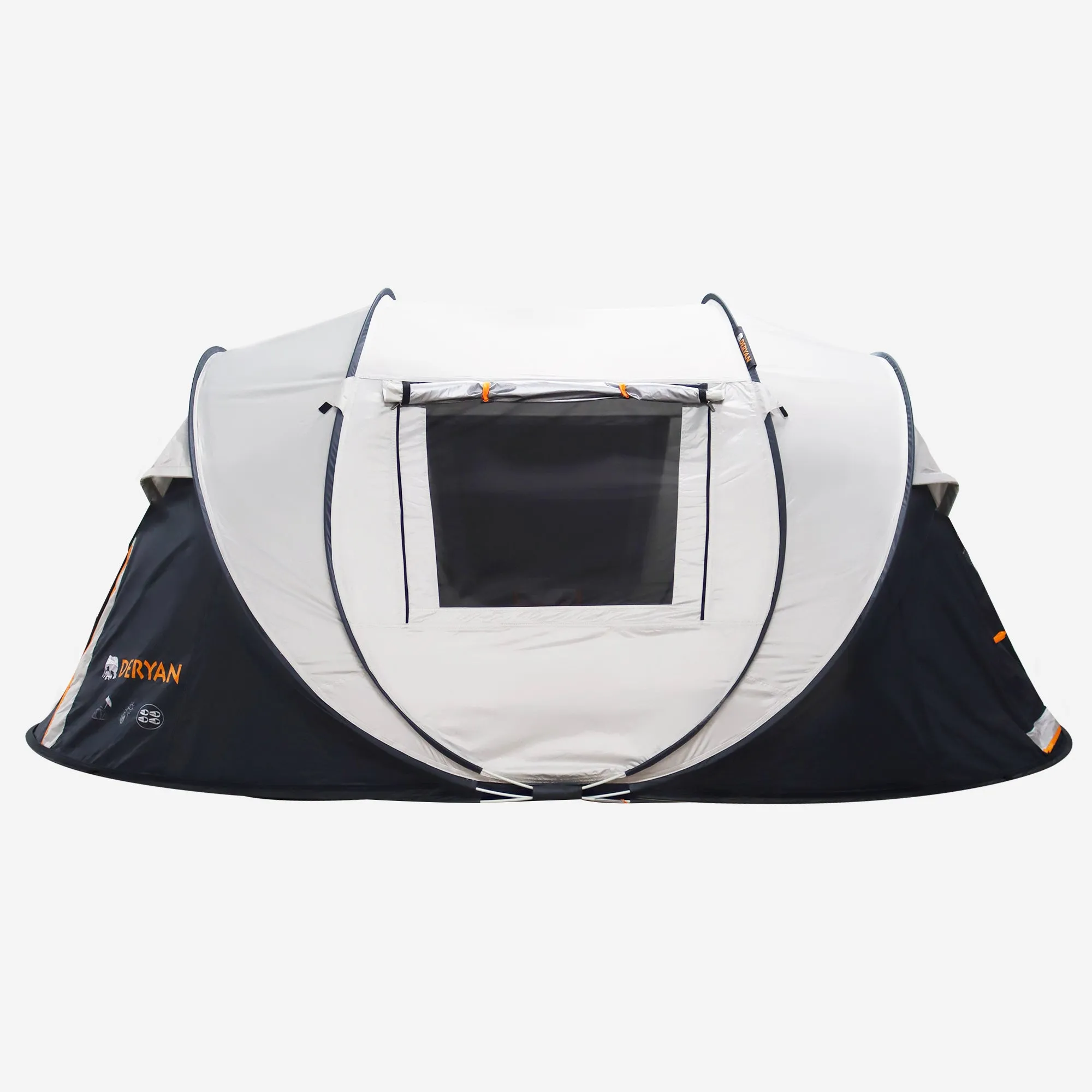 Pop Up Luxe Tent - 2000MM columna de agua - Crema - 4 Personas - Image 8