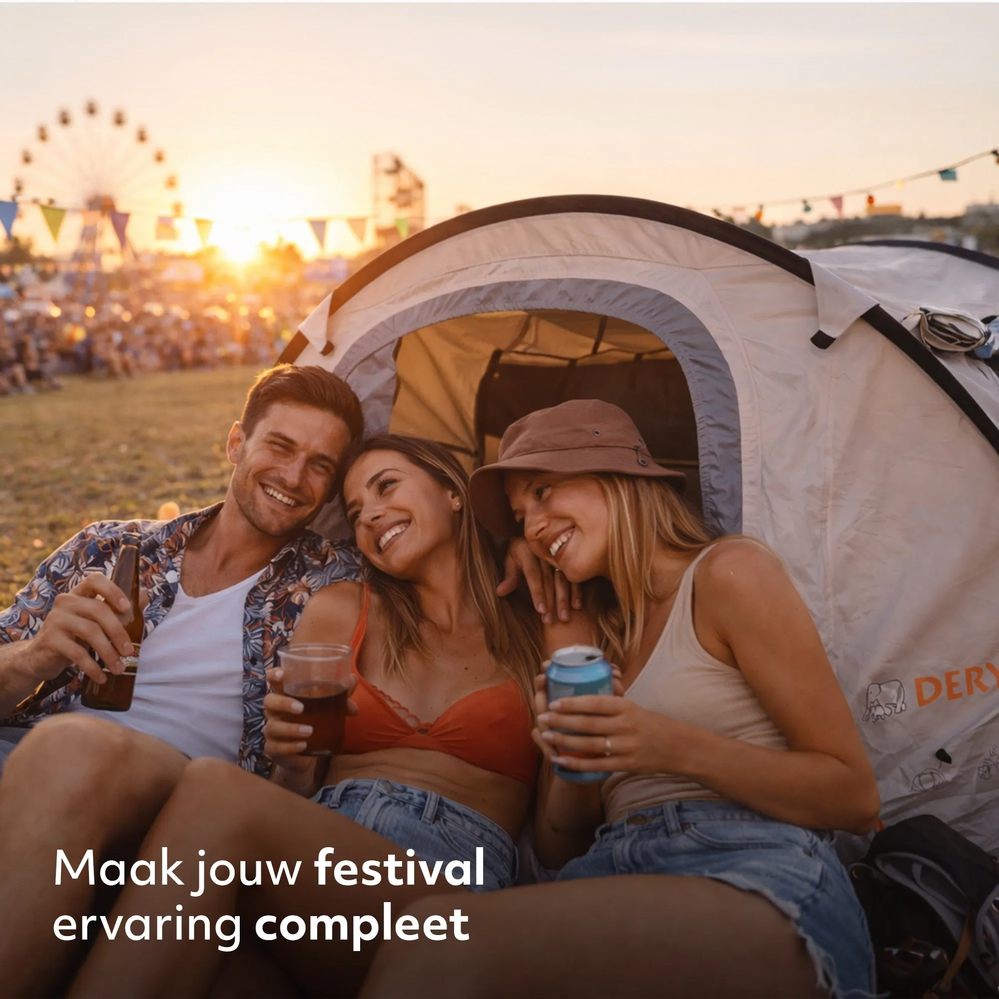 Pop Up Tent Dome - 2000MM columna de agua - Navy - Image 6