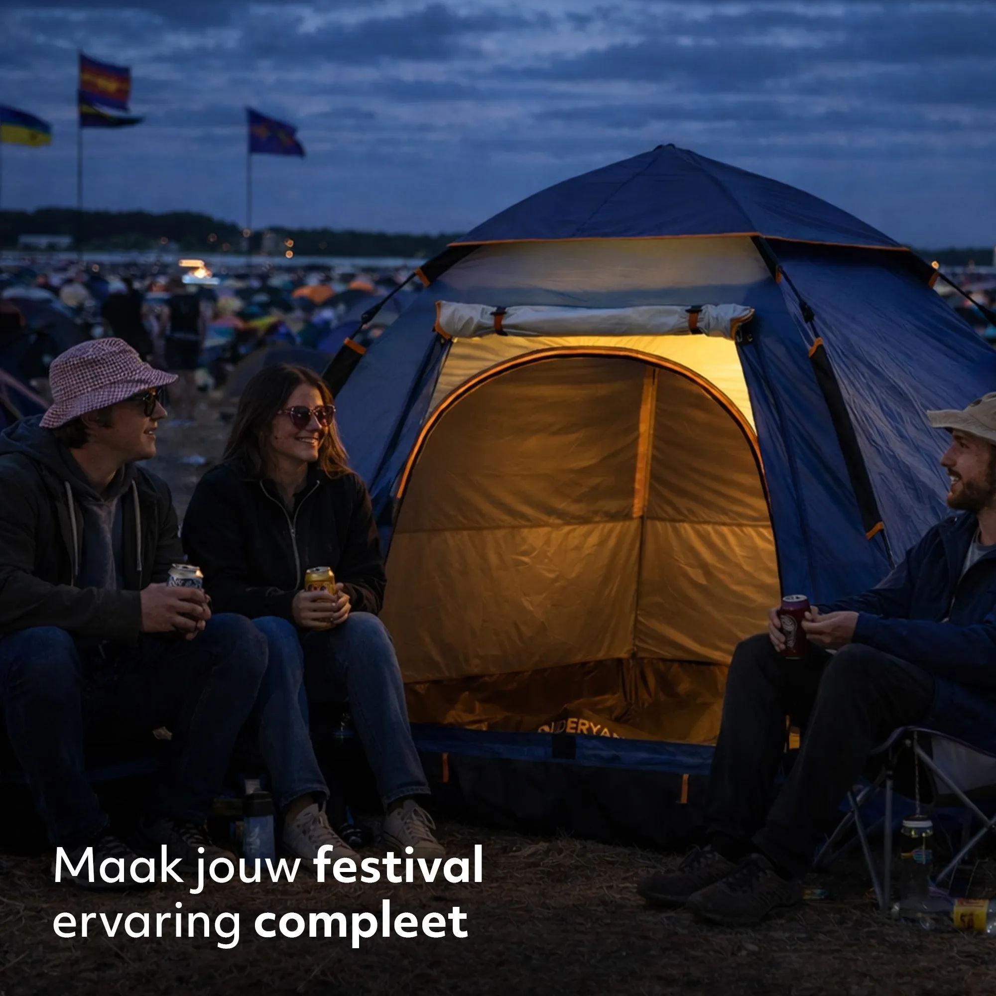 Tienda Pop Up XL Up To Go  Navy - Image 4