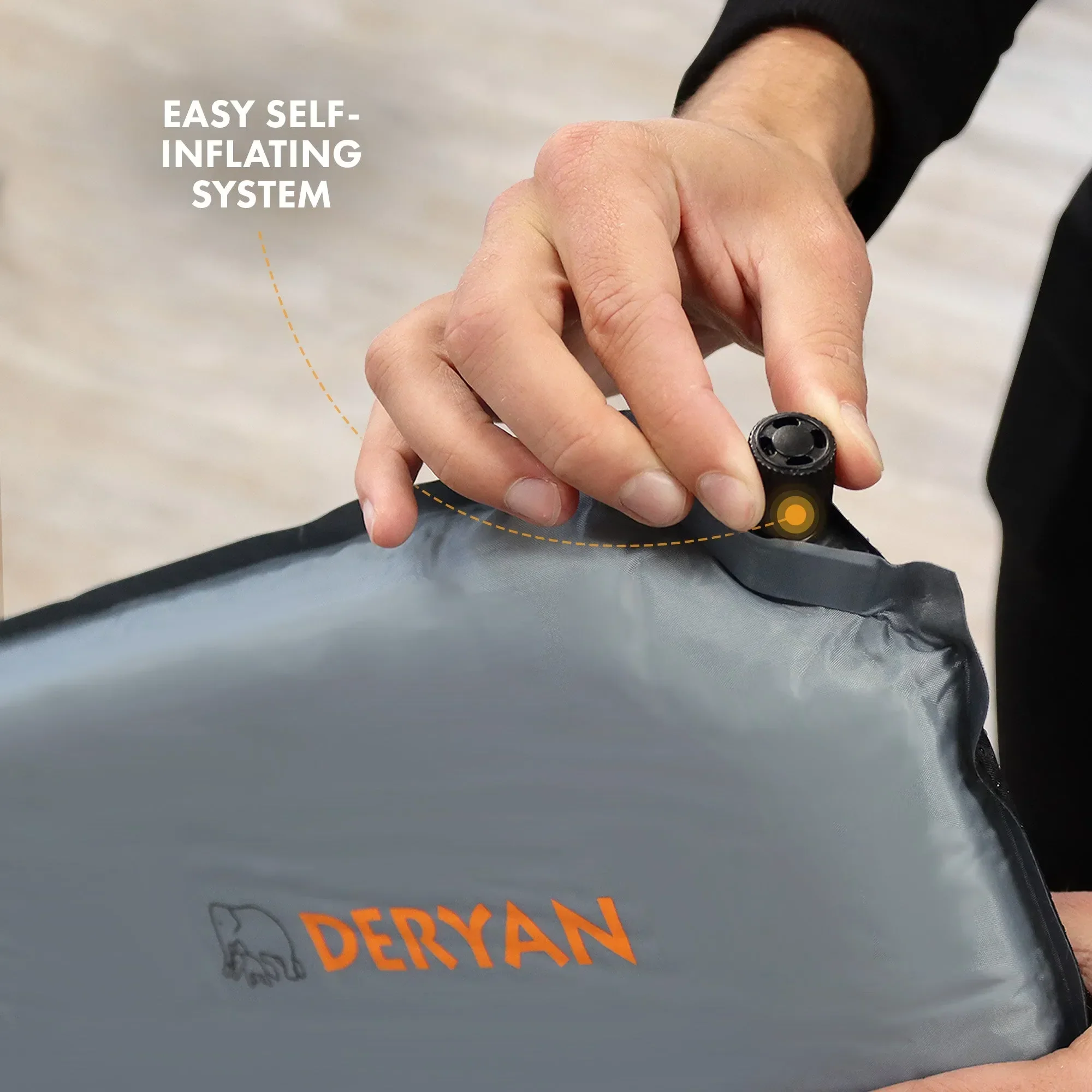 Colchón autohinchable para camping - 120x60 cm - Image 5